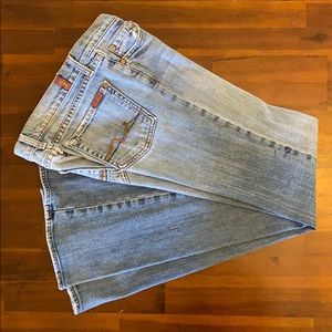 7 for All Mankind Low Waist Bell Bottom Jeans